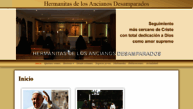 What Hermanitas.net website looked like in 2020 (3 years ago)