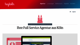 What Heykoeln.de website looked like in 2020 (3 years ago)