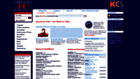 What Hannover-web.de website looked like in 2020 (5 years ago)