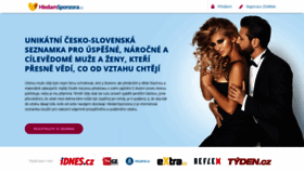 What Hledamsponzora.cz website looked like in 2020 (3 years ago)