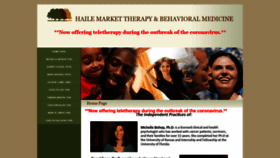 What Hailemarkettherapy.com website looked like in 2020 (3 years ago)