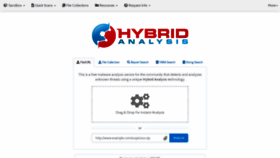 What Hybridanalysis.com website looked like in 2020 (3 years ago)