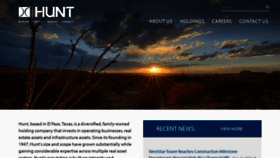 What Huntcompanies.com website looked like in 2020 (3 years ago)