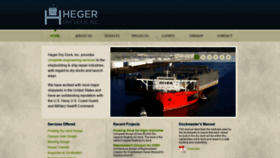 What Hegerdrydock.com website looked like in 2020 (3 years ago)