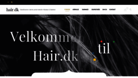 What Hair.dk website looked like in 2020 (3 years ago)
