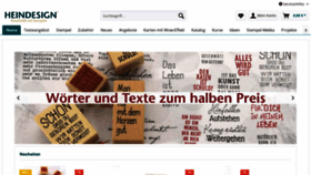 What Heindesign.de website looked like in 2020 (3 years ago)