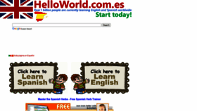 What Helloworld.com.es website looked like in 2020 (3 years ago)