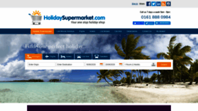 What Holidaysupermarket.com website looked like in 2020 (3 years ago)