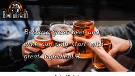 What Homebrewery.com website looked like in 2020 (3 years ago)