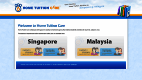 What Hometuitioncare.com website looked like in 2020 (3 years ago)