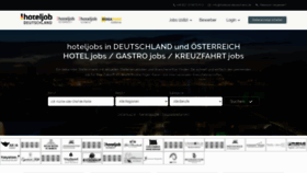 What Hoteljob-deutschland.de website looked like in 2020 (5 years ago)