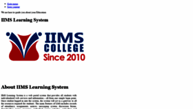 What Hamrolms.iimscollege.edu.np website looked like in 2020 (3 years ago)