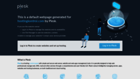 What Hostingkontrol.com website looked like in 2020 (5 years ago)