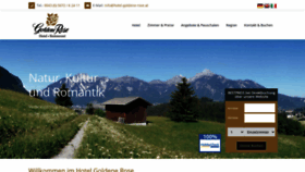 What Hotel-goldene-rose.at website looked like in 2020 (3 years ago)