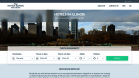 What Hotels-illinois.com website looked like in 2020 (3 years ago)