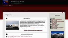 What Hurtigforum.de website looked like in 2020 (3 years ago)