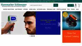 What Hammacher.com website looked like in 2020 (3 years ago)