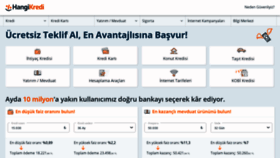 What Hangikredi.com website looked like in 2020 (3 years ago)