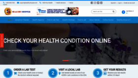 What Healthyshopper.com website looked like in 2020 (3 years ago)