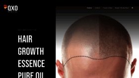 What Hairgrowth.quixorder.com website looked like in 2020 (3 years ago)