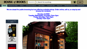 What Houseofbooksct.com website looked like in 2020 (3 years ago)