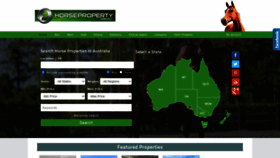 What Horseproperty.com.au website looked like in 2020 (3 years ago)