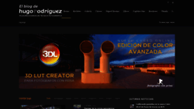 What Hugorodriguez.com website looked like in 2020 (3 years ago)