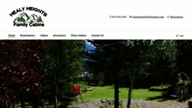 What Healycabins.com website looked like in 2020 (3 years ago)