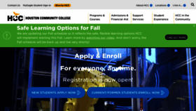 What Hccs.edu website looked like in 2020 (3 years ago)