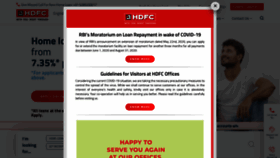 What Hdfc.com website looked like in 2020 (3 years ago)