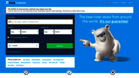 What Hotelscombined.com website looked like in 2020 (3 years ago)