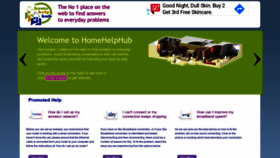 What Homehelphub.com website looked like in 2020 (3 years ago)