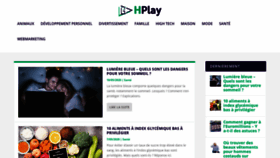What Hplay.fr website looked like in 2020 (3 years ago)