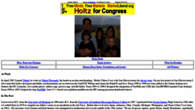 What Holtz.org website looked like in 2020 (3 years ago)
