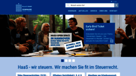 What Haas-seminare-steuern-finanzen.de website looked like in 2020 (3 years ago)