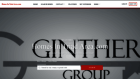 What Homesintriadarea.com website looked like in 2020 (3 years ago)