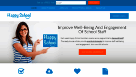 What Happyschool.com.au website looked like in 2020 (3 years ago)