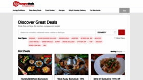 What Hungrydeals.sg website looked like in 2020 (3 years ago)