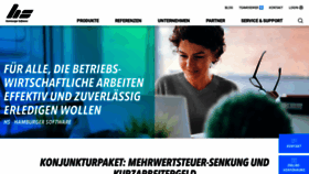 What Hamburger-software.de website looked like in 2020 (3 years ago)
