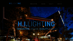 What Hilighting.com.au website looked like in 2020 (3 years ago)