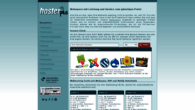 What Hosterplus.de website looked like in 2020 (3 years ago)