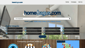 What Homebagus.com website looked like in 2020 (3 years ago)