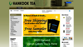 What Hankooktea.com website looked like in 2020 (3 years ago)