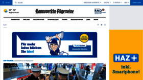 What Haz.de website looked like in 2020 (3 years ago)