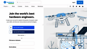 What Hackster.io website looked like in 2020 (3 years ago)