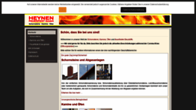 What Heynen-feuerfest.de website looked like in 2020 (3 years ago)