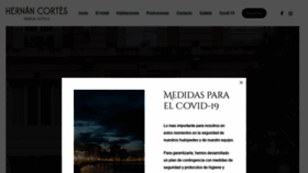 What Hotelhernancortes.es website looked like in 2020 (3 years ago)