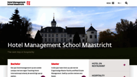 What Hotelschoolmaastricht.nl website looked like in 2020 (3 years ago)