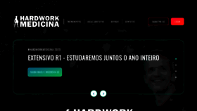 What Hardworkmedicina.com.br website looked like in 2020 (3 years ago)