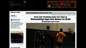 What Handballfreunde-mtv.de website looked like in 2020 (3 years ago)